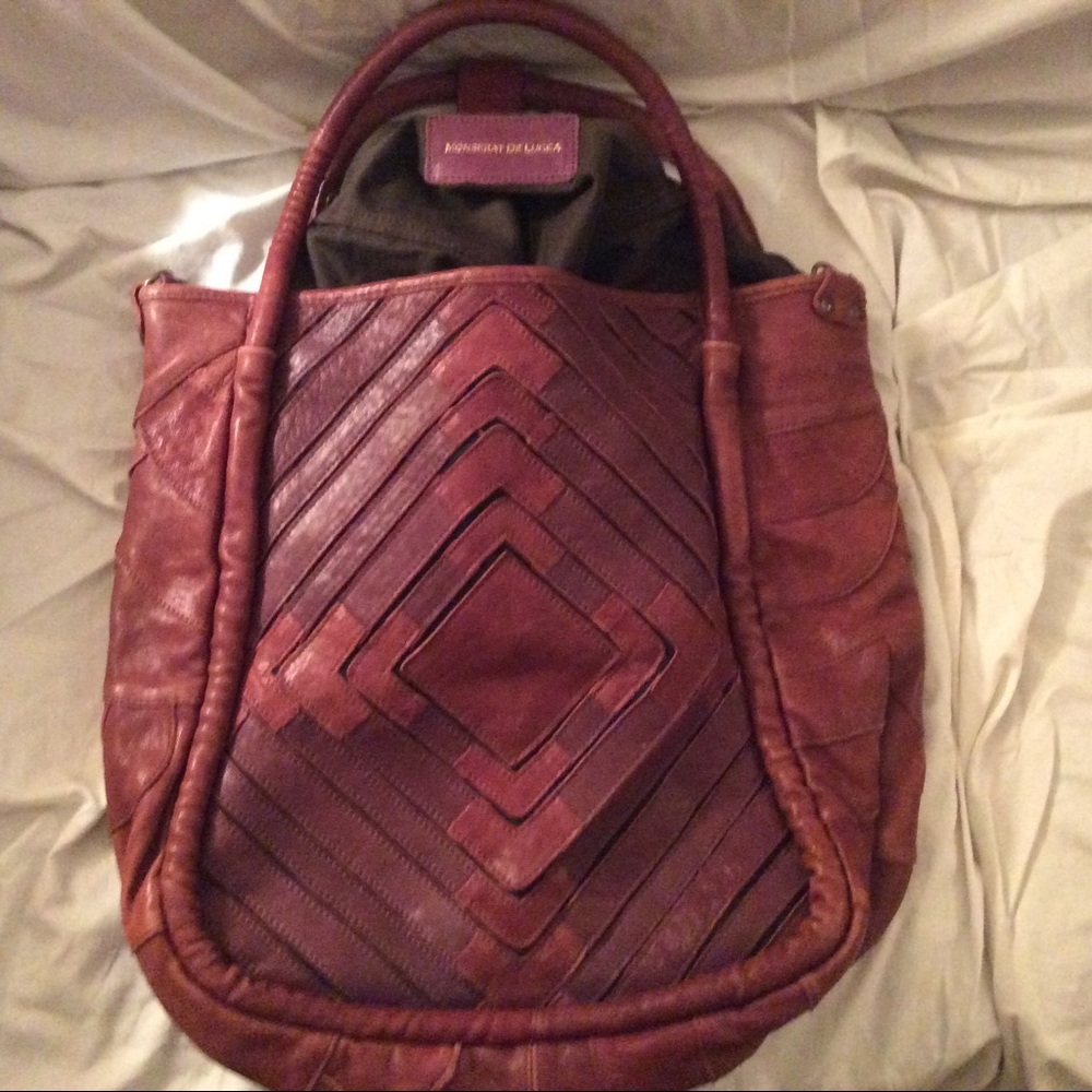 Monserat De Luca Large leather bag!